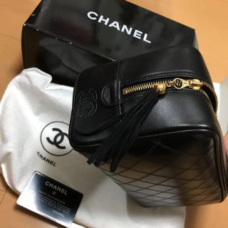 シャネル(CHANEL)の値下げ！美品★CHANEL 本革 ポーチ セカンドバック(ハンドバッグ)