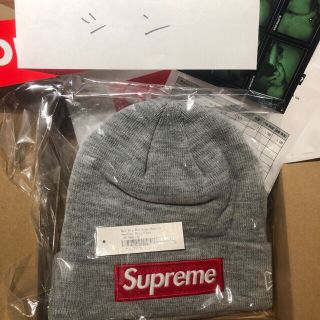 Supreme   supreme new era box logo beanie グレーの通販 by シン's