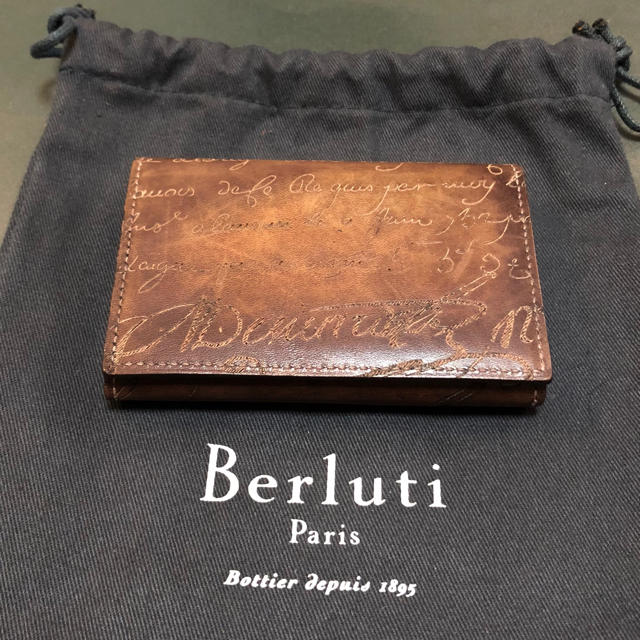 Berluti(ベルルッティ)のベルルッティ 名刺入れ IMBUIA 超美品 メンズのファッション小物(名刺入れ/定期入れ)の商品写真