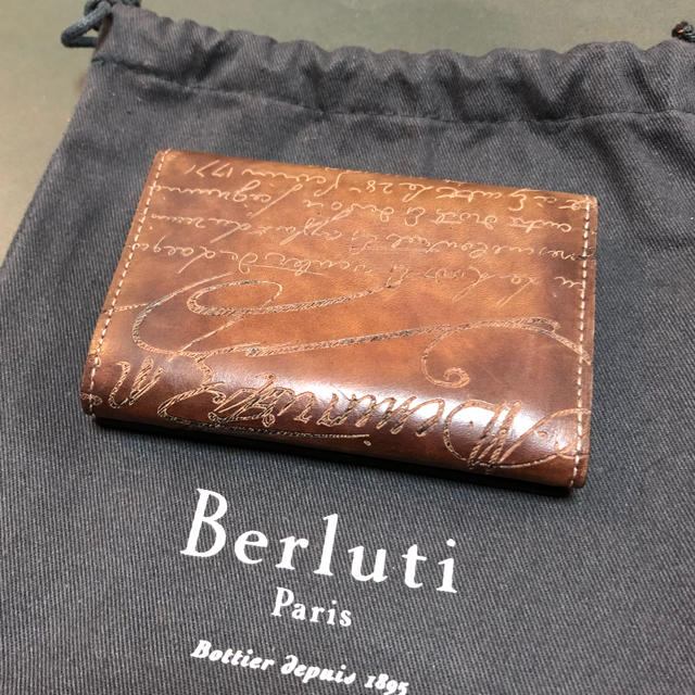 Berluti(ベルルッティ)のベルルッティ 名刺入れ IMBUIA 超美品 メンズのファッション小物(名刺入れ/定期入れ)の商品写真