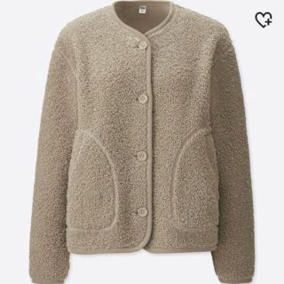 ユニクロ(UNIQLO)のフリースボアジャケット(ブルゾン)