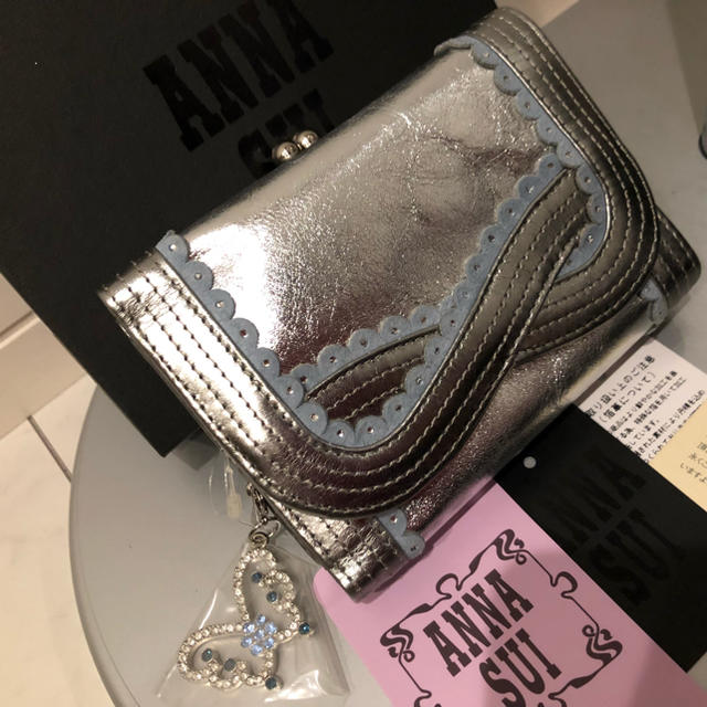 ANNA SUI アナスイ 新品 未使用 財布 シルバー