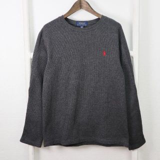 ポロラルフローレン(POLO RALPH LAUREN)の【未使用】ポロラルフローレン 長袖カットソー サイズL（14-16）グレー(カットソー(長袖/七分))