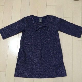 ザラキッズ(ZARA KIDS)のZARA♥︎ラメワンピース 110(その他)