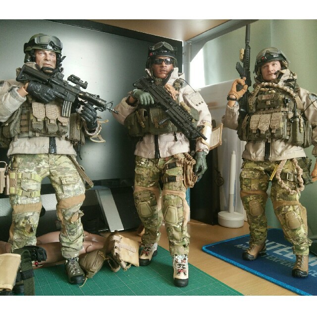 1/6 ミリタリーフィギュア3点セット us Army Ranger