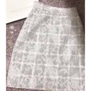 プロポーションボディドレッシング(PROPORTION BODY DRESSING)の新品⭐️ニードルレースタイトスカート(ひざ丈スカート)