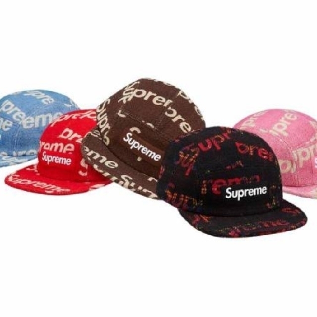 ブラウンsupreme Harris Tweed Cap ツィード キャップ week