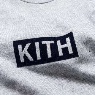 シュプリーム(Supreme)のKITH CLASSIC LOGO L/S TEE HEATHER GREY2(Tシャツ/カットソー(七分/長袖))