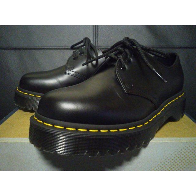 Dr.Martens(ドクターマーチン)の【極美品】Dr.Martens 1461BEX UK5 黒 厚底 3ホール レディースの靴/シューズ(ブーツ)の商品写真