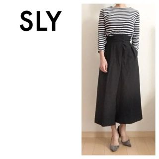 スライ(SLY)のスライ☆SLY☆ガウチョ☆ワイドパンツ☆ロングスカート☆黒(その他)