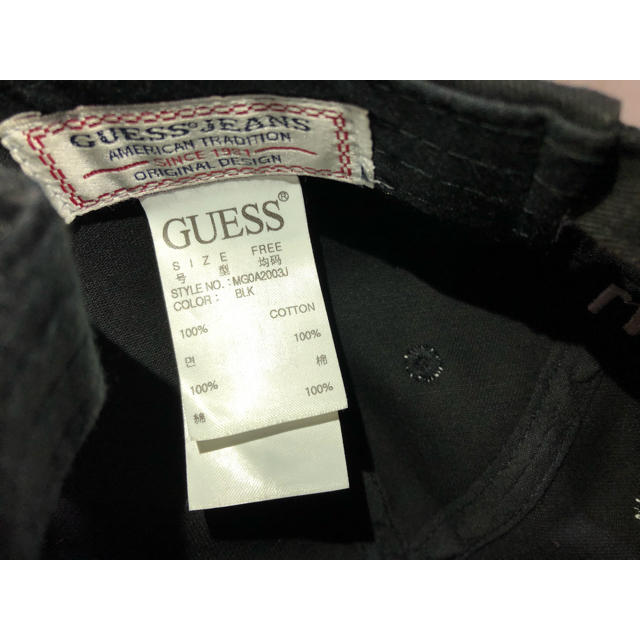 GUESS(ゲス)のguess ゲス キャップ (ブラック) メンズの帽子(キャップ)の商品写真