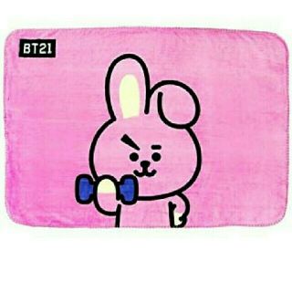 ボウダンショウネンダン(防弾少年団(BTS))の公式新品送料込み BT21 ブランケット COOKY(キャラクターグッズ)