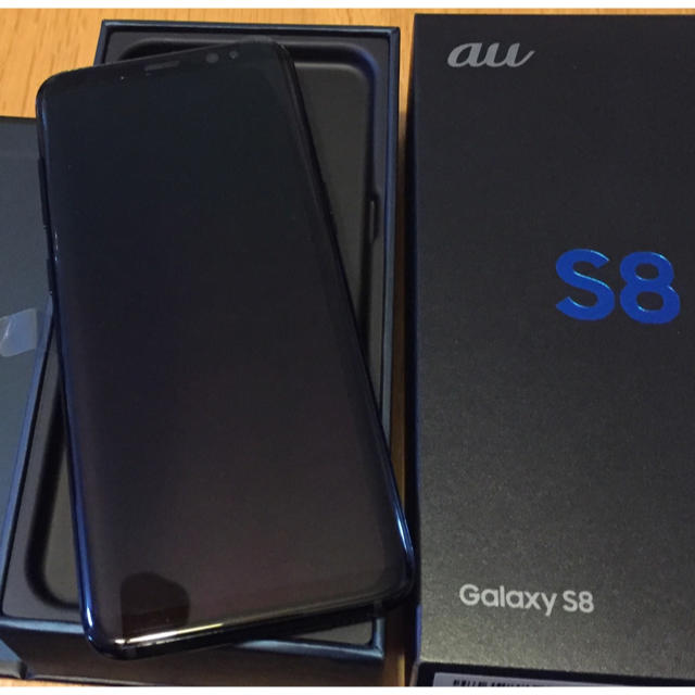 SAMSUNG(サムスン)の✨新品・Galaxy s8 SCV36【au】SIMロック解除済み スマホ/家電/カメラのスマートフォン/携帯電話(スマートフォン本体)の商品写真