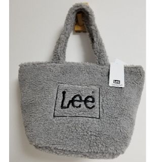 リー(Lee)のLee モコモコボアミニトートバッグ(GRAY)(トートバッグ)