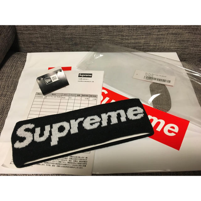 supreme ヘアバンド 黒