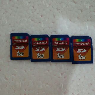 トランセンド(Transcend)の値下げしました！  Transcend   SDカード  1GB   4枚(PC周辺機器)