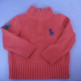 ラルフローレン(Ralph Lauren)のラルフローレン赤のセーター90(ニット)