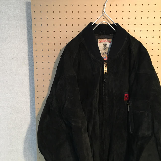 90s vintage 豚革 MA-1 size:M メンズのジャケット/アウター(ブルゾン)の商品写真