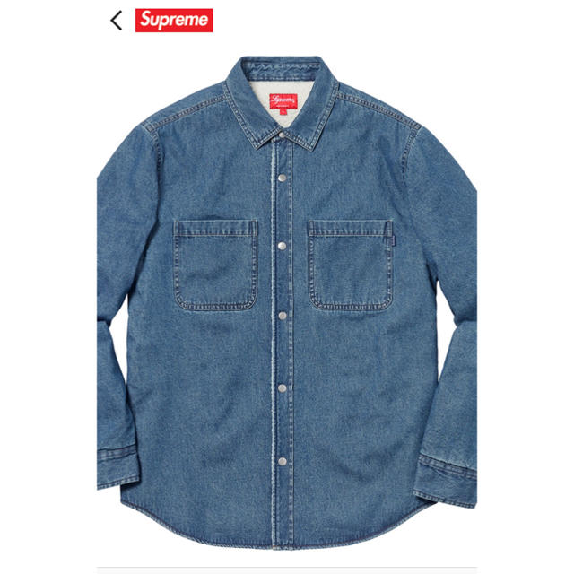 Supreme Sherpa Lined Denim Shirt Mサイズ