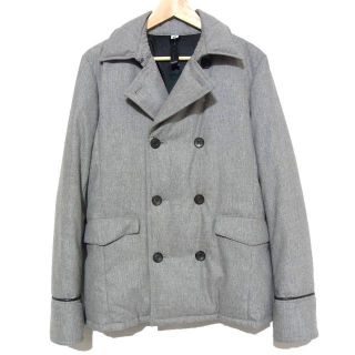 ダブルジェーケー(wjk)の14AW wjk P-coat Down ウール ダウン Pコート M グレー(ダウンジャケット)