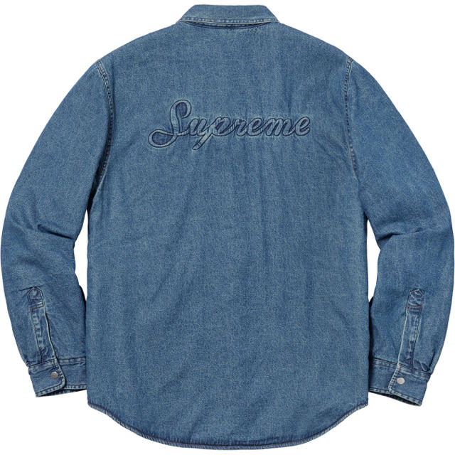 【S】supreme Sherpa Lined Denim Shirt デニム