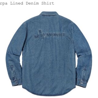 シュプリーム(Supreme)のSherpa Lined Denim Shirt blue size L(その他)