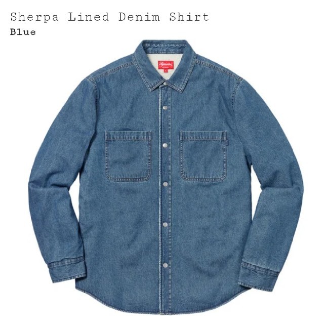 Supreme☆Sherpa Lined Denim Shirt デニムシャツ