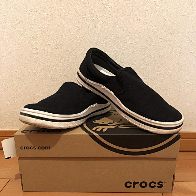 crocs(クロックス)のcrocs スリッポン キッズ/ベビー/マタニティのキッズ靴/シューズ(15cm~)(その他)の商品写真