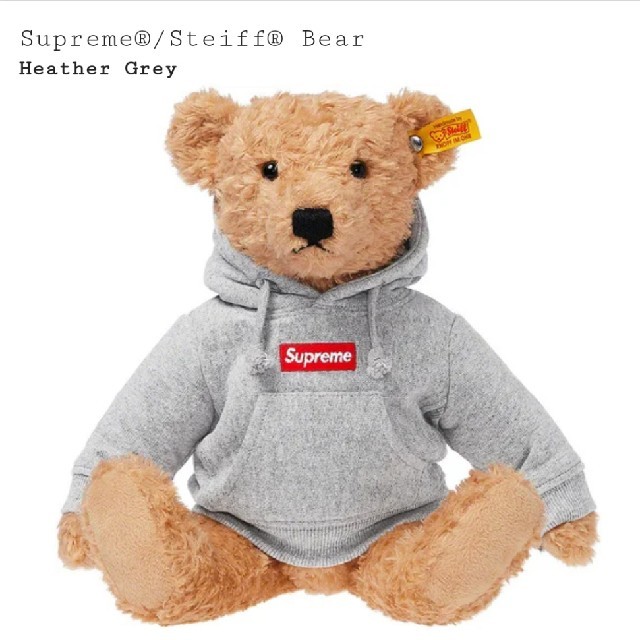 Supreme(シュプリーム)のSupreme☆Steiff Bear シュタイフベアぬいぐるみシュプリーム エンタメ/ホビーのおもちゃ/ぬいぐるみ(ぬいぐるみ)の商品写真