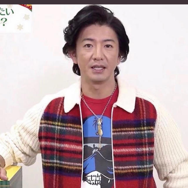 Supreme plaid front zip sweater シュプリーム