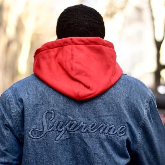 Supreme☆Sherpa Lined Denim Shirt デニムシャツ