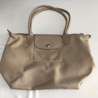 ロンシャン(LONGCHAMP)のLongchampベージュバック(トートバッグ)