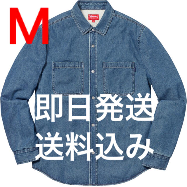 M supreme Sherpa Lined Denim Shirt デニム ②