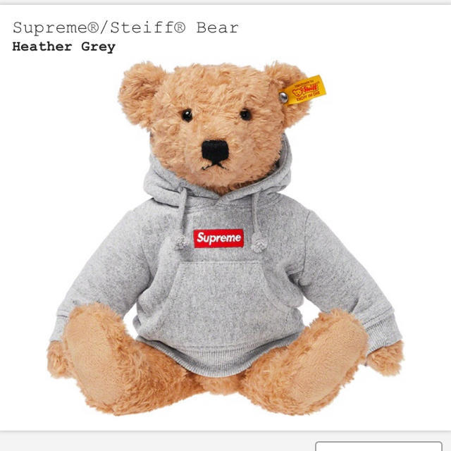 Supreme(シュプリーム)の【送料込】Supreme Steiff Bear  エンタメ/ホビーのおもちゃ/ぬいぐるみ(ぬいぐるみ)の商品写真