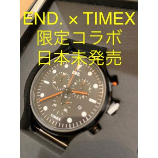 タイメックス(TIMEX)の【日本未発売限定品 】英国エンド×タイメックス コラボ 腕時計 オレンジ(腕時計(アナログ))