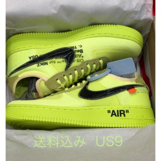 ナイキ(NIKE)のNike Air force1 off-white Volt 27cm(スニーカー)