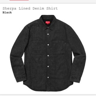 シュプリーム(Supreme)のsupreme sherpa lined denim shirt  SとM(シャツ)