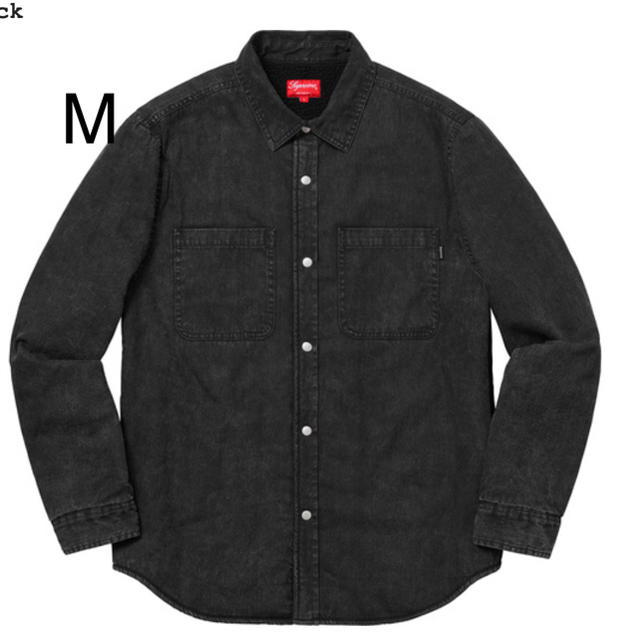 Supreme(シュプリーム)のM supreme sherpa Lined Denim shirt ブラック メンズのトップス(シャツ)の商品写真