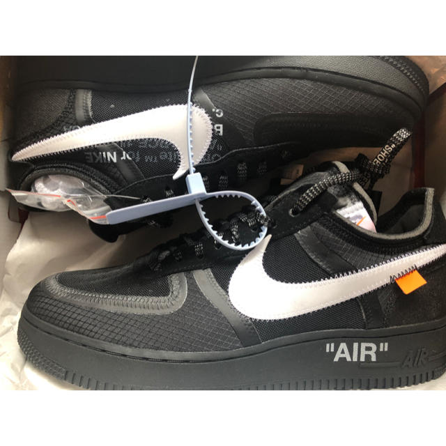 スニーカー【訳あり28cm】OFF-WHITE × NIKE AF1 LOW BLACK