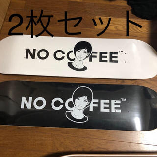 2枚セット 新品 未開封 NO COFFEE kyne コラボ スケボー デッキ(スケートボード)