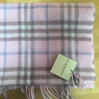 バーバリー(BURBERRY)のバーバリー Burberry マフラー ピンク 新品(マフラー/ショール)