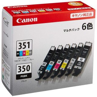 キヤノン(Canon)の【新品】Canon 純正 インク カートリッジ BCI-351　6食マルチパック(オフィス用品一般)