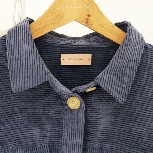 トゥデイフル＊Boyfriend Corduroy Shirts