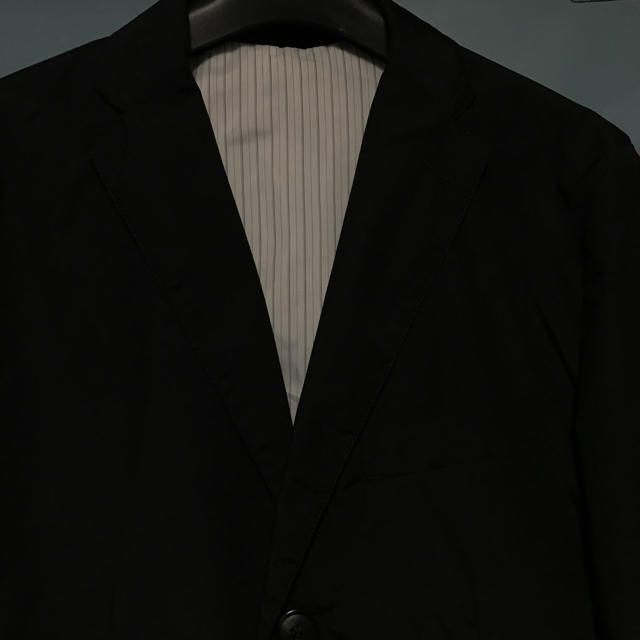 COMME CA ISM(コムサイズム)のBG チェスターコート コーチジャケット コート 黒　最終価格 メンズのジャケット/アウター(チェスターコート)の商品写真