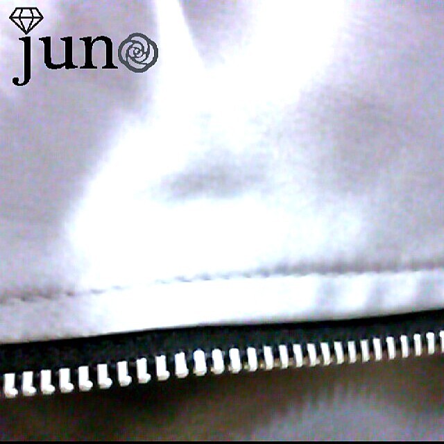 MURUA(ムルーア)のMURUA ジッパー レイヤード ノースリーブ ワンピース シルバー 黒 レディースのワンピース(ミニワンピース)の商品写真