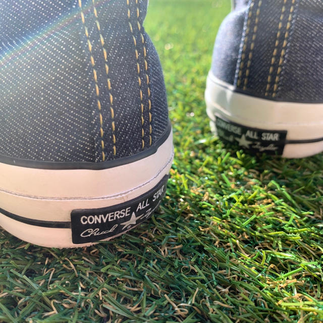 CONVERSE(コンバース)の美品24 converseコンバース  オールスター100デニム HI A98 レディースの靴/シューズ(スニーカー)の商品写真