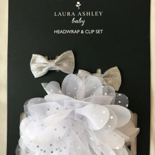 ローラアシュレイ(LAURA ASHLEY)の【新品】LAURA ASHLEY baby ベビーヘアバンド 新生児 (ヘアバンド)