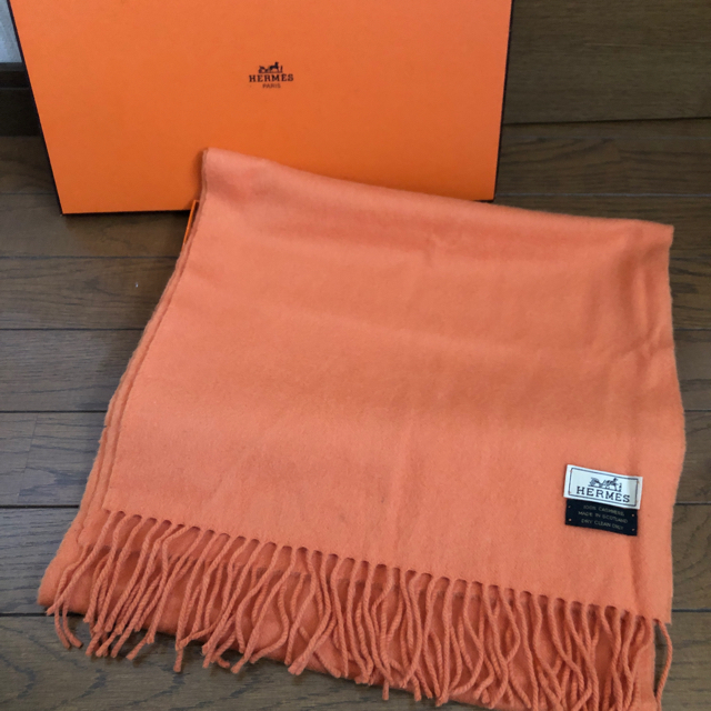 Hermes(エルメス)のエルメス カシミア マフラー レディースのファッション小物(マフラー/ショール)の商品写真