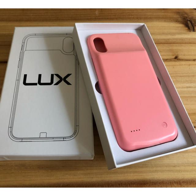 エルメス iphone8plus ケース 三つ折 - アメリカ購入 LUX モバイルバッテリーケース iPhone Xの通販 by My shop♡｜ラクマ