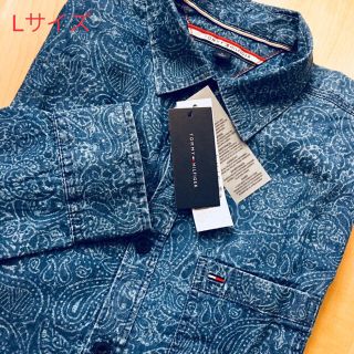 トミーヒルフィガー(TOMMY HILFIGER)のフレア様専用★Tommy Hilfiger総柄プリントデニム長袖シャツとロンT(シャツ)